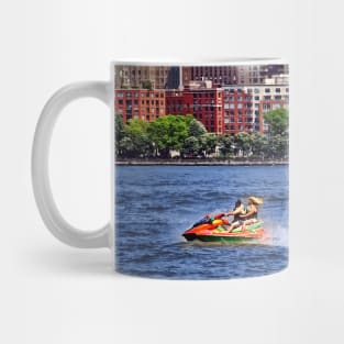 Liberty State Park - Jet Skiing in Morris Canal Basin Mug